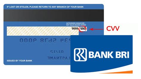 letak cvv kartu debit bri|Letak Kode Keamanan ATM BRI dan Kegunaannya .
